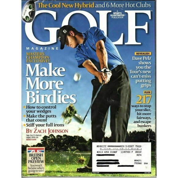 Sports Illustrated Golf Magazine July 2007 Make More Birdies, Henrik Stenson - Picture 1 of 1